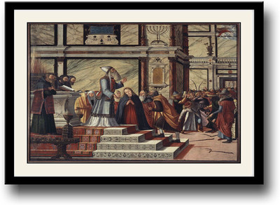 

Vintage Christianity Painting Fine Art Print(10 inch X 14 inch, Framed)