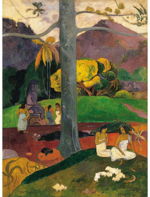 

Tallenge Modern Masters Collection - In Olden Times by Paul Gauguin - A3 Size Premium Quality Rolled Poster Paper Print(16.5 inch X 11.7 inch, Rolled)