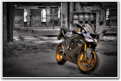 

Cool Kawasaki super Bike Paper Print(12 inch X 18 inch)