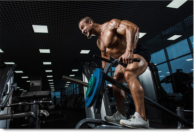 

Pushing Hard Body Building Paper Print(12 inch X 18 inch, Stacked)