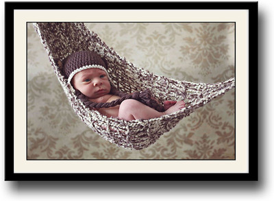 

Cute baby in swing image Fine Art Print(10 inch X 14 inch, Framed)