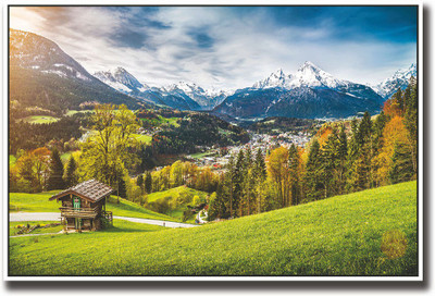 

Switzerland greenery Fine Art Print(12 inch X 18 inch, Rolled)