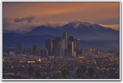 

Mountains and City View Paper Print(12 inch X 18 inch)