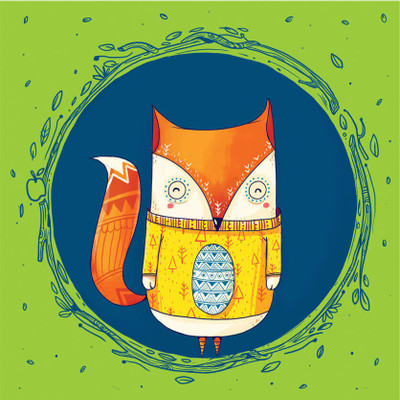 

Circle Fox Green Fine Art Print(24 inch X 24 inch, Rolled)