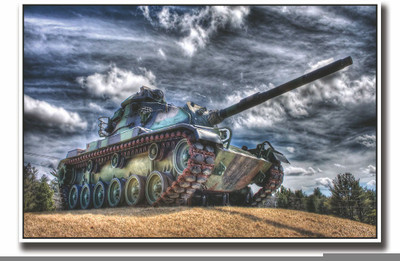 

Posterhouzz Army tank Fine Art Print(12 inch X 18 inch, Rolled)