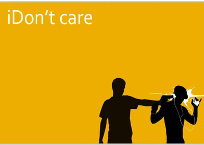 

Posterhouzz I Don't Care Paper Print(12 inch X 18 inch, Rolled)