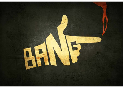 

Posterhouzz Bang Paper Print(12 inch X 18 inch, Rolled)