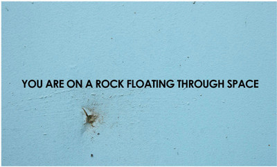 

Posterhouzz You are On a Rock Fine Art Print(18 inch X 12 inch, Rolled)