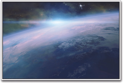 

Earth View From Space Paper Print(12 inch X 18 inch)