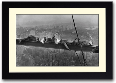 

New York City Workers Sleeping Fine Art Print(14 inch X 20 inch, Framed)