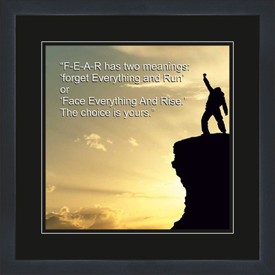 

Motivational Poster Large Paper Print(14 inch X 14 inch, Framed)