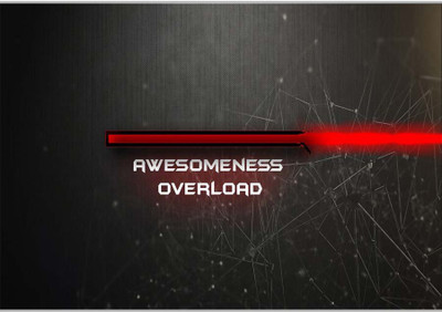 

Posterhouzz Awesomeness Overload Paper Print(12 inch X 18 inch, Rolled)