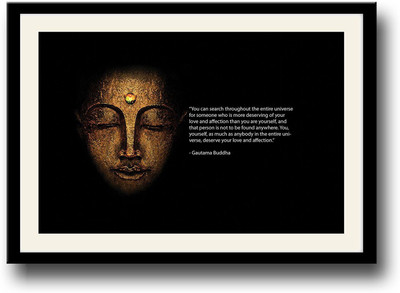 

Gautama Buddha quote Fine Art Print(10 inch X 14 inch, Framed)