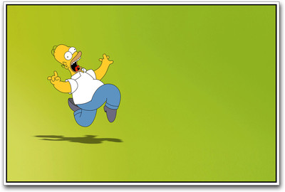 

Bart from the Simpsons Dancing Paper Print(12 inch X 18 inch)
