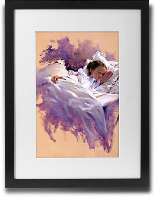 

Shaildha's Water Colour Painting Print of Best While Sleeping Fine Art Print(11 inch X 9 inch)