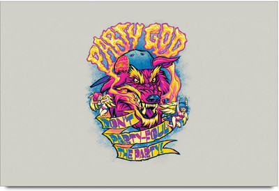 58% OFF on Don't Party Foll the Party Art Poster Paper Print(12 inch X 18 inch)