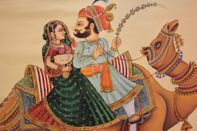 

Posterhouzz Rajasthani Fine Art Print Poster Fine Art Print(12 inch X 18 inch, Rolled)