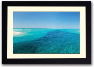 

Turquoise Sea Fine Art Print(14 inch X 20 inch, Framed)