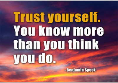 

Posterhouzz Trust Yourself Paper Print(12 inch X 18 inch, Rolled)