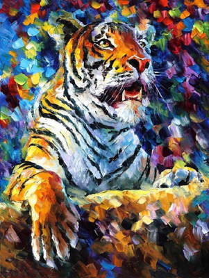 

Art For Kids Room Décor - Majestic Tiger - Medium Size Rolled Digital Art Print On Photographic Paper(24 inch X 18 inch, Rolled)