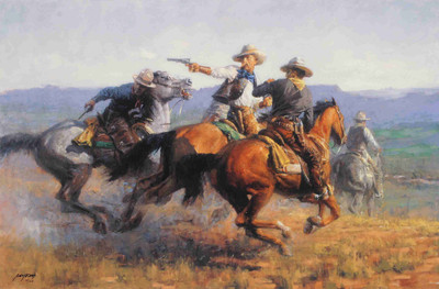 

Posterhouzz Western Fine Art Print Poster Fine Art Print(12 inch X 18 inch, Rolled)