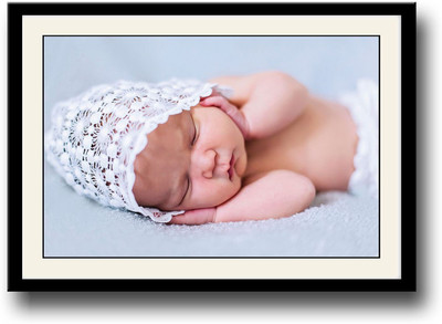 

Baby holding ears Fine Art Print(10 inch X 14 inch, Framed)