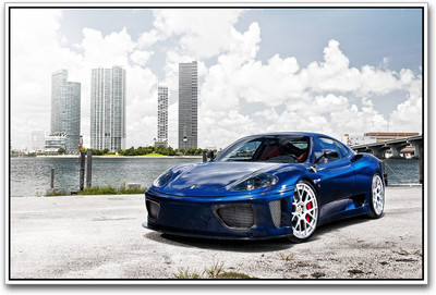 

Blue Super Car Paper Print(12 inch X 18 inch)