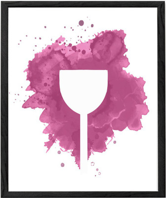 

Hulkut Wine Splash Art Print with black frame 16 * 20 Inches Fine Art Print(22 inch X 1 inch, Framed)