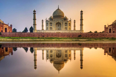 

Taj Mahal Monument Paper Print(12 inch X 18 inch, Rolled)