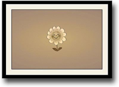 

Sunflower Smiley Fine Art Print(10 inch X 14 inch, Framed)