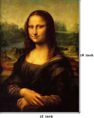 42% OFF on Mona Lisa by Leonardo da Vinci Paper Print(18 inch X 12 inch, Rolled)