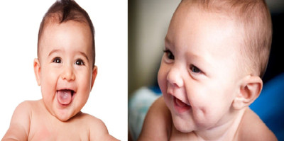 

Baby Poster Cute Smiling New Born Kid Infant Child Wall Decor – 2 Pcs Combo Photographic Paper(12 inch X 18 inch)
