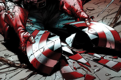 

Broken Shield Caipten America Paper Print(12 inch X 18 inch, Rolled)