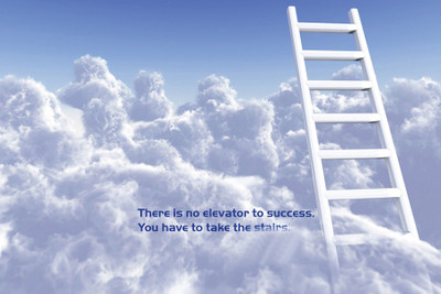 

TMS Elevator to Success Paper Print(12 inch X 18 inch, Rolled)