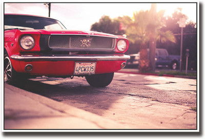 

Amazing red car Fine Art Print(12 inch X 18 inch, Rolled)