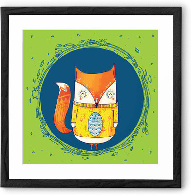 

Circle Fox Fine Art Print(24 inch X 24 inch, Framed)
