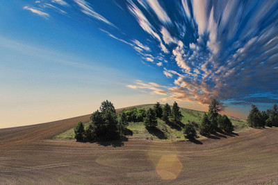 

Oshi - Beautiful Farm Land Paper Print(12 inch X 18 inch, Stretched)