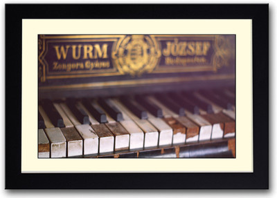 

Vintage Piano Fine Art Print(14 inch X 20 inch, Framed)