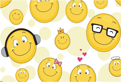 

Smiley Background Paper Print(13 inch X 19 inch, Rolled)