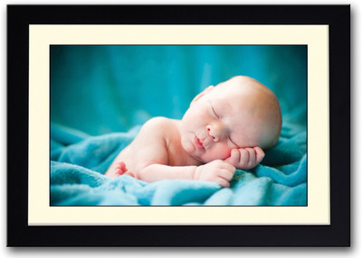 

Cute Expression Of Baby Fine Art Print(14 inch X 20 inch, Framed)