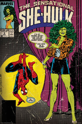 

The sensational - She hulk poster (Officially Licensed) Paper Print(18 inch X 12 inch, Rolled)