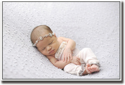 

Baby sleeping in a cute dress Fine Art Print(12 inch X 18 inch, Rolled)