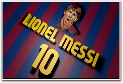 

Lionel Messi 10 Paper Print(12 inch X 18 inch)