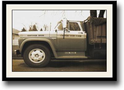 

Vintage truck Fine Art Print(10 inch X 14 inch, Framed)
