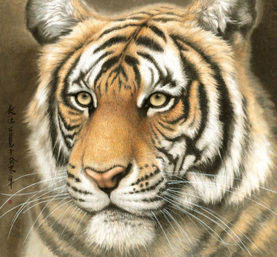 20% OFF on Tiger Upclose Canvas Art(12 inch X 9 inch)