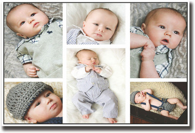 

Collage of cute baby Fine Art Print(12 inch X 18 inch, Rolled)