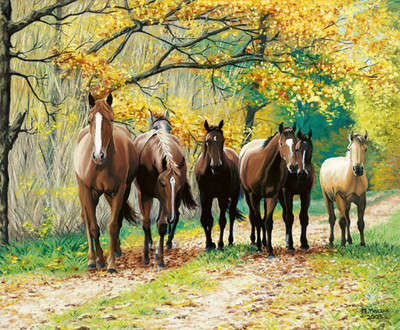 20% OFF on Grazing Horses Canvas Art(9 inch X 12 inch) 20% OFF on Grazing Horses Canvas Art(9 inch X 12 inch)