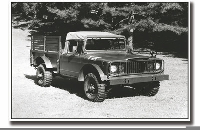 

Posterhouzz Vintage Army Jeep Fine Art Print(12 inch X 18 inch, Rolled)