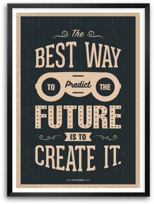 

The Best Way To Predict Paper Print(16.5 inch X 11.5 inch, Framed)