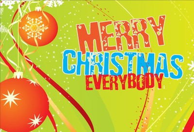 

Merry Christmas Poster (Non Tearable Synthetic Material) Fine Art Print(13 inch X 19 inch)